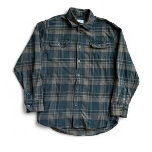 Earth Tone Jachs Plaid Longsleeve Button Down Shirt